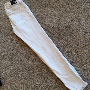 American eagle white super stretch pants